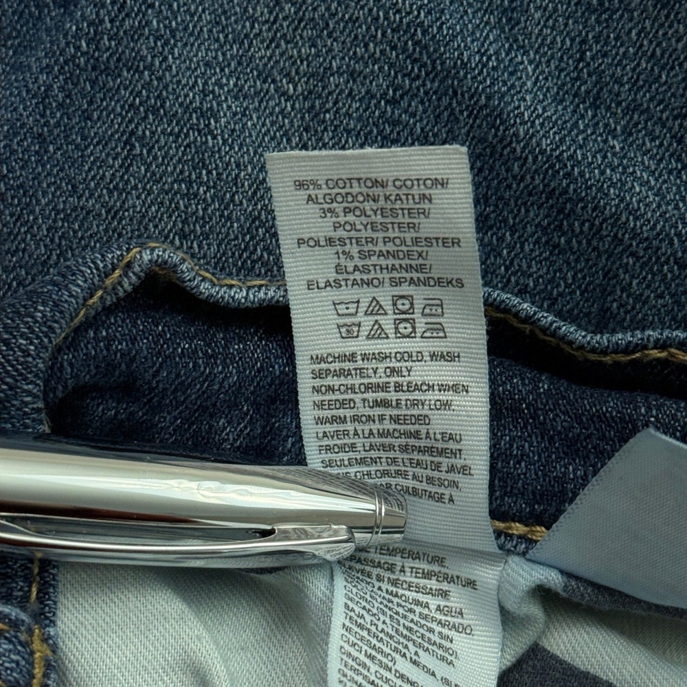 Lucky Brand Sweet Straight Jeans Womens 16/33 Blue Medium Wash Stretch Denim - Picture 6 of 12